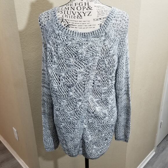 JESSICA Simpson open weave sweater XL - Picture 3 of 10